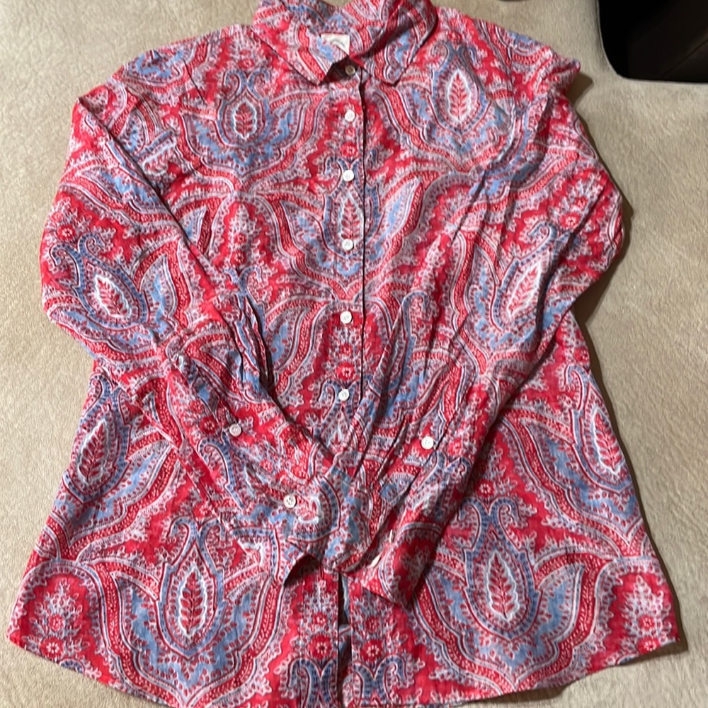 J Crew slim fit button down top